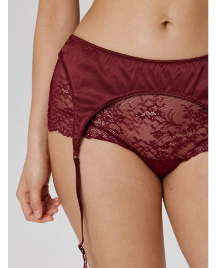 Трусы боксер жен Sauvi бордовый