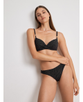 Бюстгальтер купальный жен. V-shape Classic Nefeli черно-медный принт