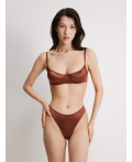 Бюстгальтер с мягкой чашкой жен. Isen ореховый