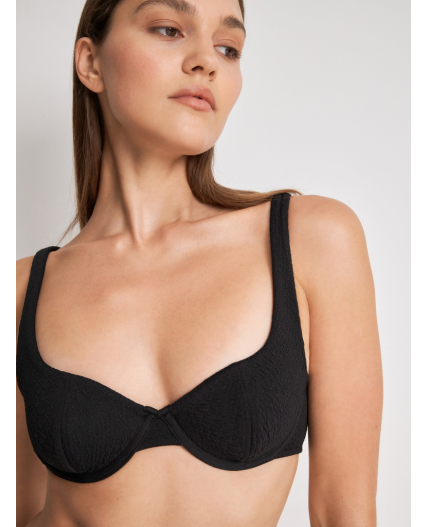 Бюстгальтер купальный жен.T-shirt Foux черный