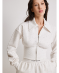 Куртка жен. Kink белый меланж
