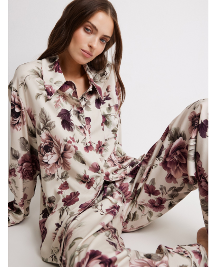 Блузка жен. Milena цветочный принт