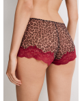 Трусы боксер жен Tong леопардовый принт