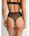 Трусы стринги с высокой талией жен. Franny черный