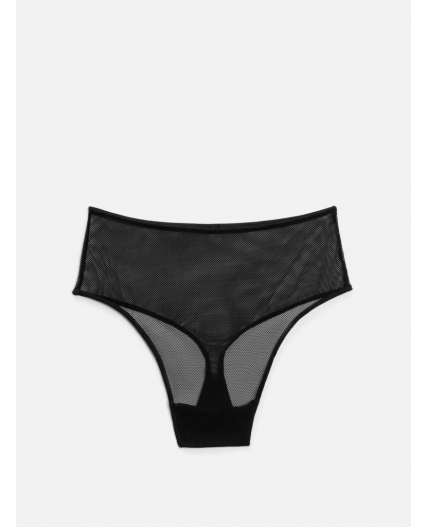 Трусы стринги с высокой талией жен. Franny черный