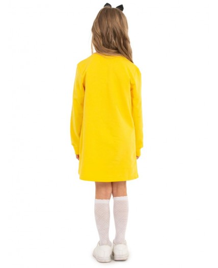 Платье детское Яркий зеленовато-жёлтый