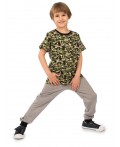Комплект детский (футболка, брюки) КМФ, Серый