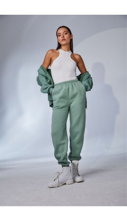 Брюки джоггеры мята