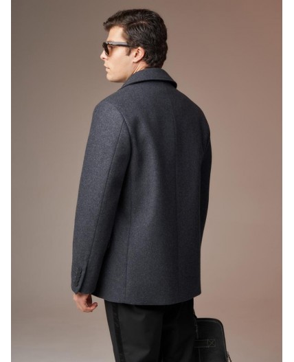 Пальто мужское темно-серый