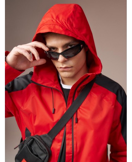 Куртка мужская красный