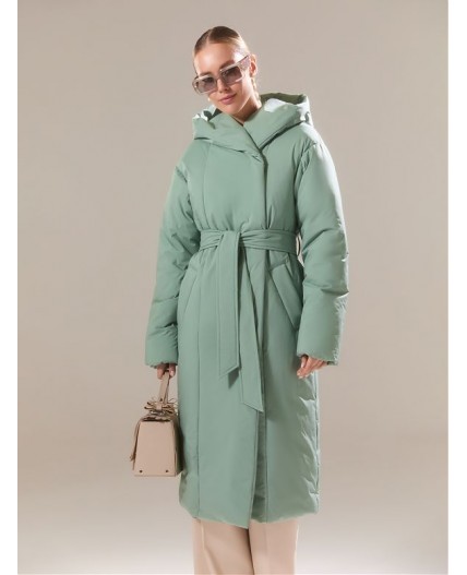 Пуховик женский мята