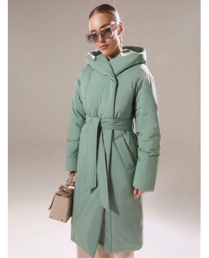 Пуховик женский мята