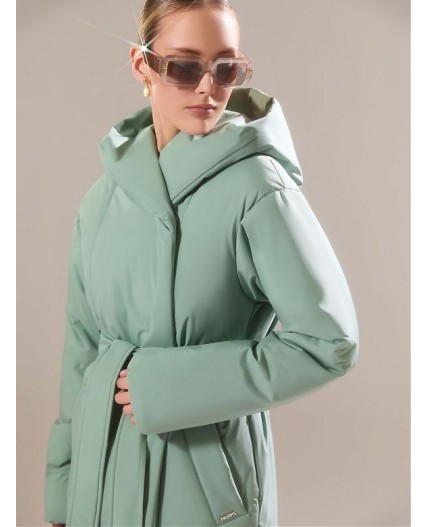 Пуховик женский мята