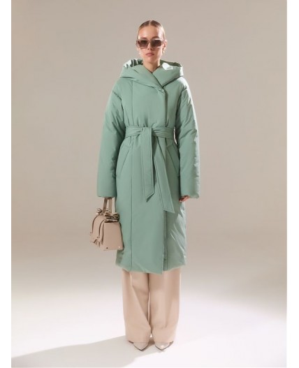 Пуховик женский мята