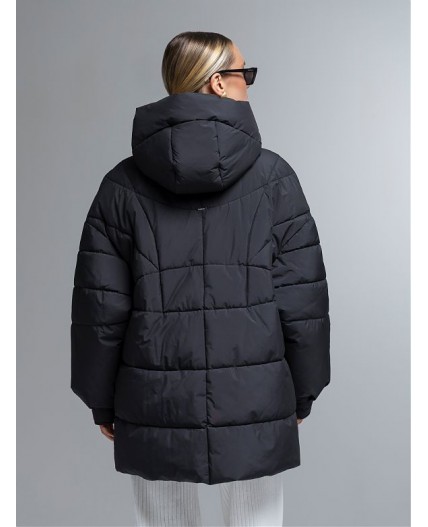 Пуховик женский черный