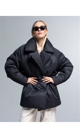 Пуховик женский черный