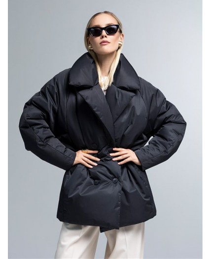 Пуховик женский черный