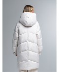 Пуховик женский светло-бежевый