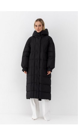 Пуховик женский черный