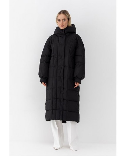 Пуховик женский черный