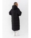 Пуховик женский черный