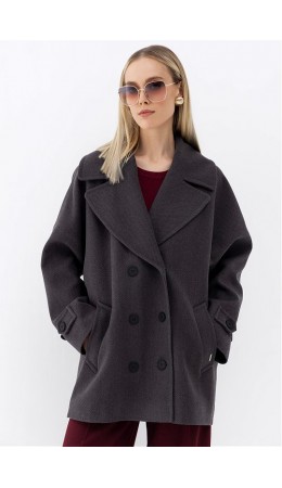 Женское пальто серый