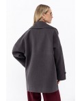 Женское пальто серый