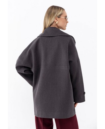 Женское пальто серый