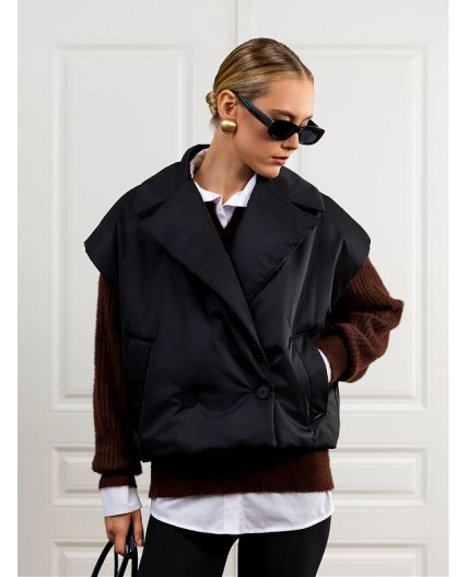 Жилет женский черный