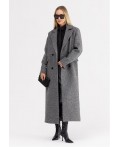 Пальто женское серый