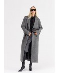 Пальто женское серый