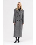 Пальто женское серый