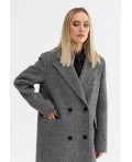 Пальто женское серый