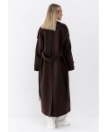Пальто женское коричневый