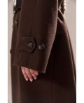 Пальто женское коричневый