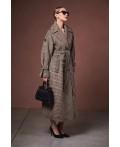 Пальто женское темно-бежевый