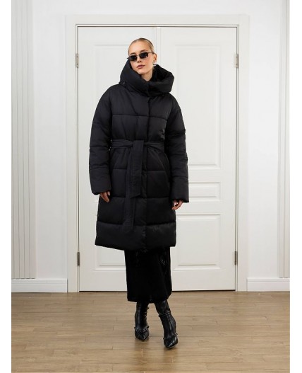 Пуховик женский черный
