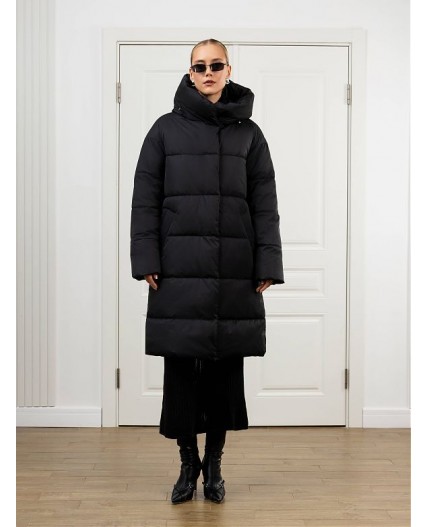 Пуховик женский черный