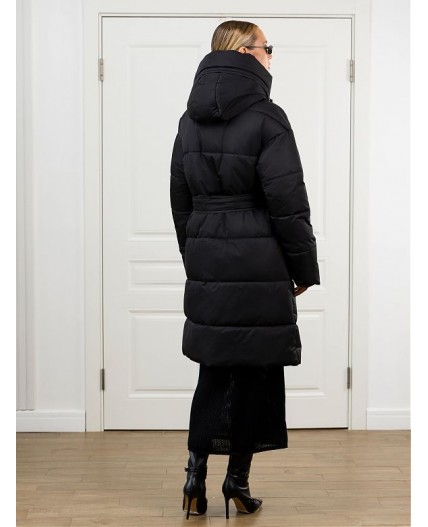 Пуховик женский черный