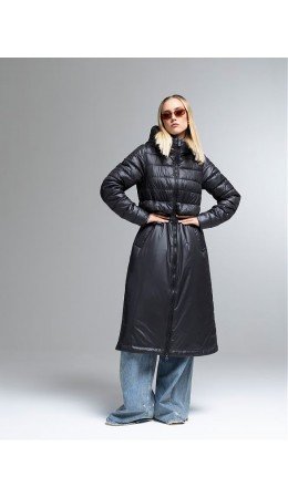 Плащ женский черный