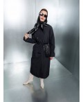 Плащ женский черный