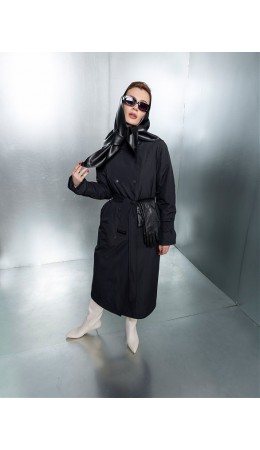 Плащ женский черный