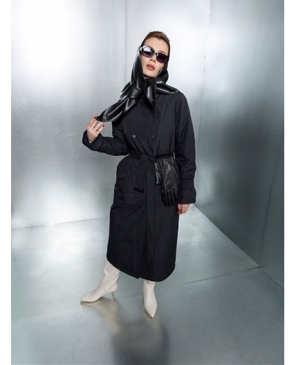 Плащ женский черный