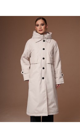 Плащ женский светло-бежевый