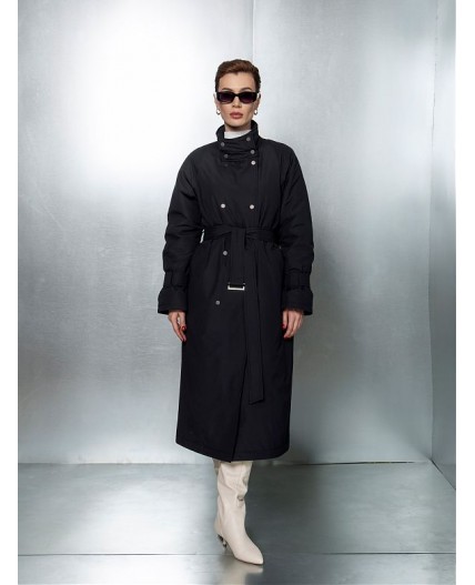 Плащ женский черный