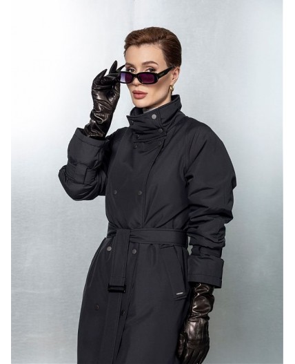 Плащ женский черный