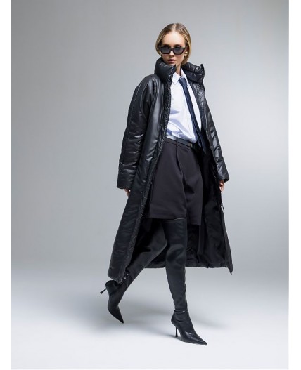 Плащ женский черный