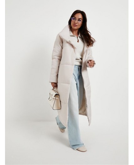 Пальто женское бежевый
