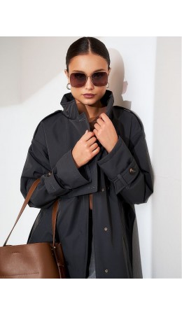 Плащ женский графит