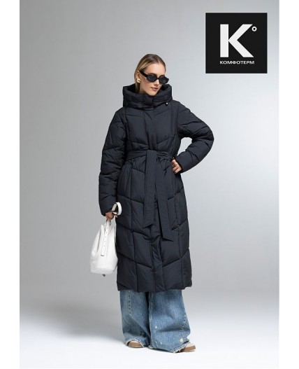 Пуховик женский черный